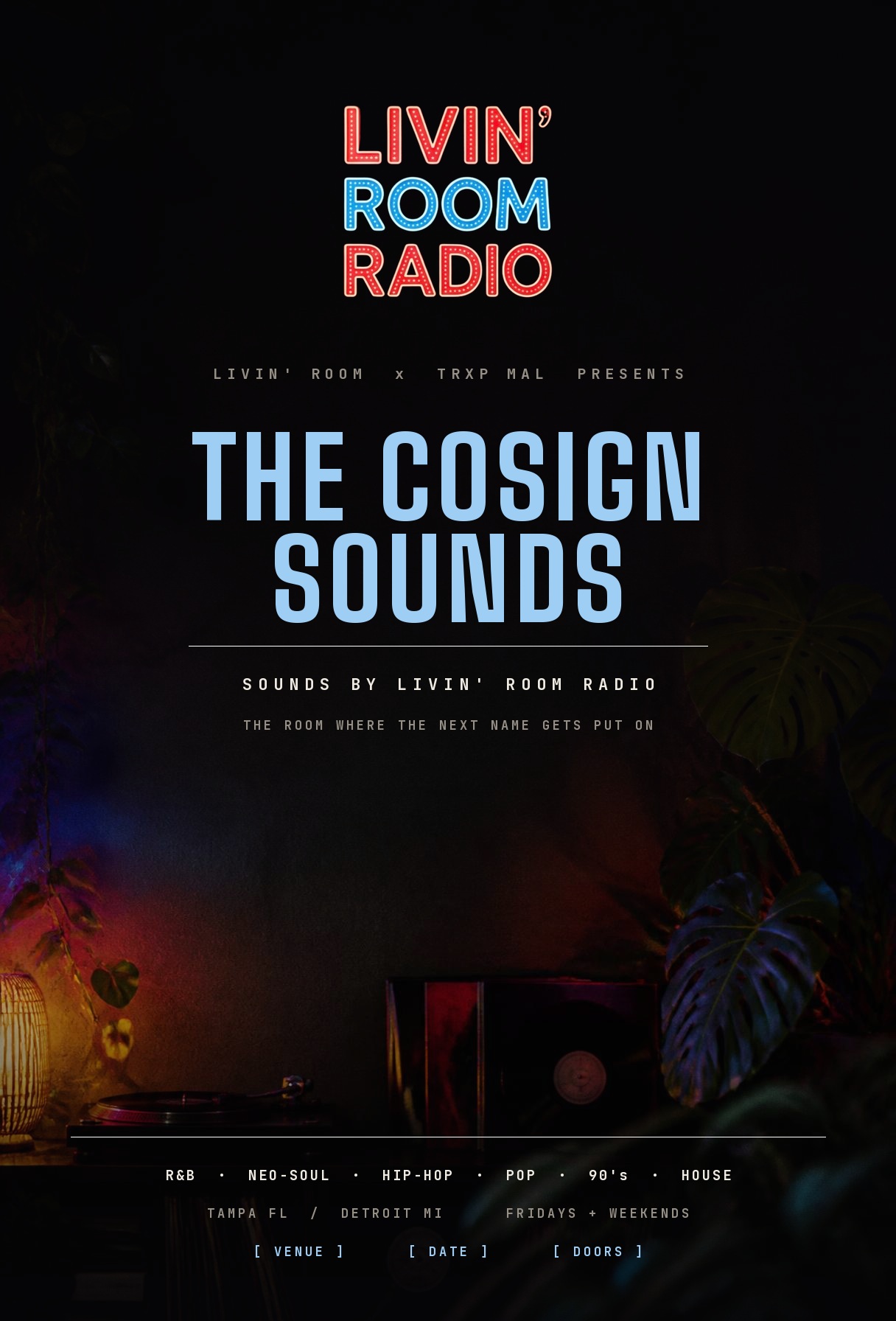 The Cosign flyer artwork