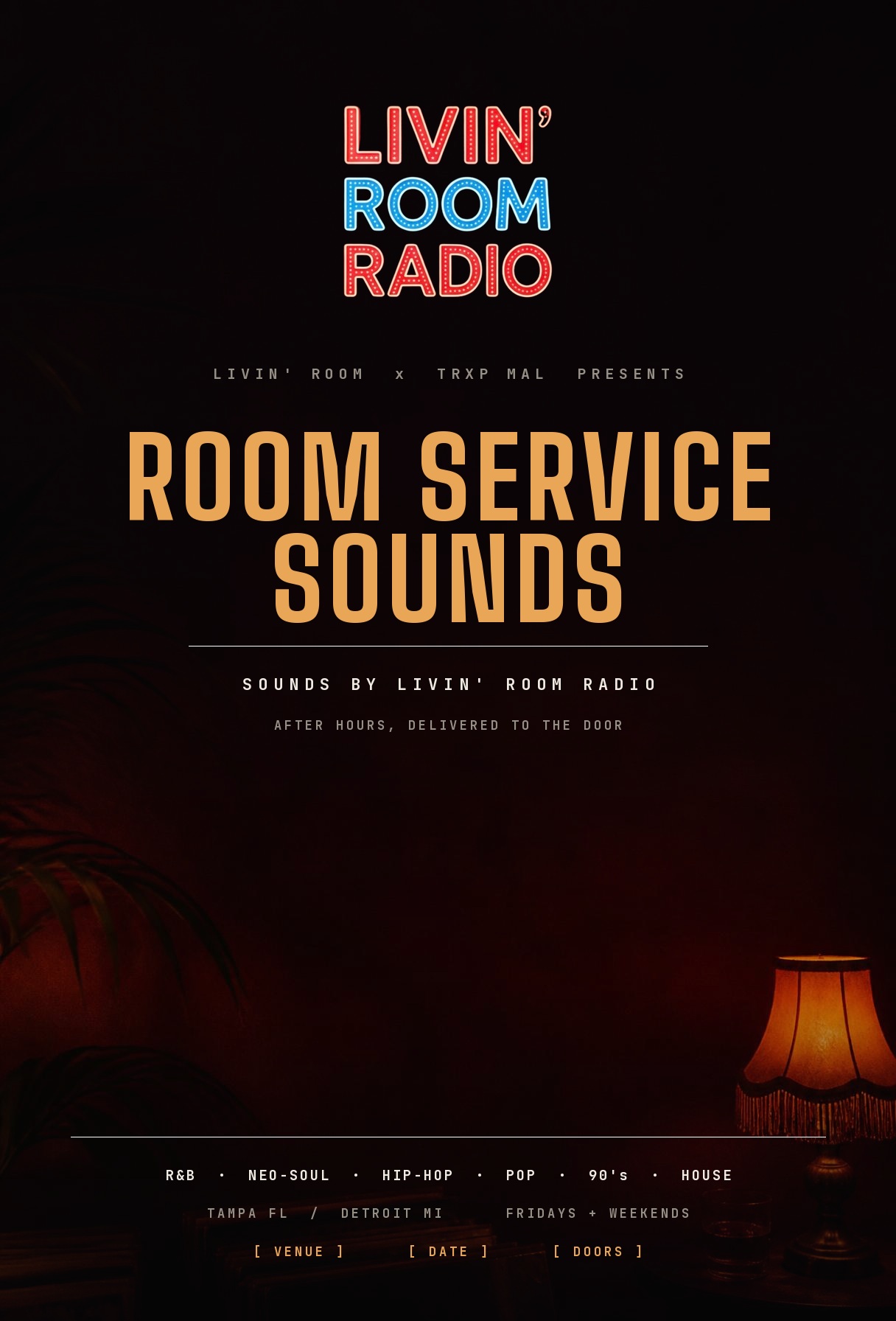 Room Service flyer artwork